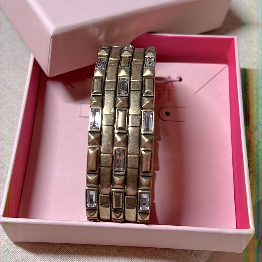 Stella & Dot Nib Stretch Statement Bracelet - image 3